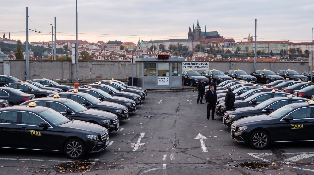Taxi vozy v Praze